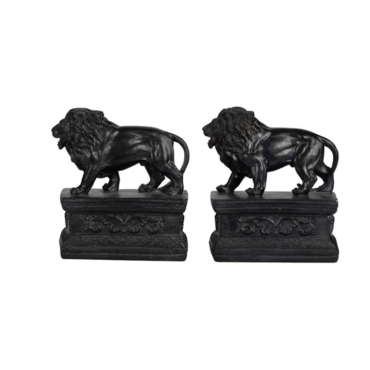 World Menagerie Lion Bookends & Reviews Wayfair